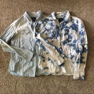 American Eagle Jean Button Up Bundle